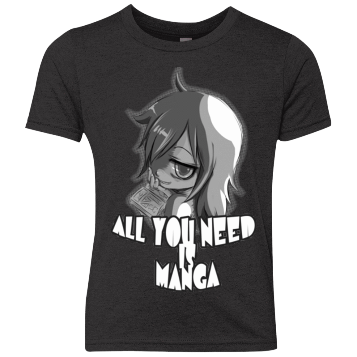 T-Shirts Vintage Black / YXS All You Need is Manga Youth Triblend T-Shirt