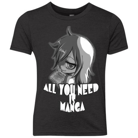 T-Shirts Vintage Black / YXS All You Need is Manga Youth Triblend T-Shirt