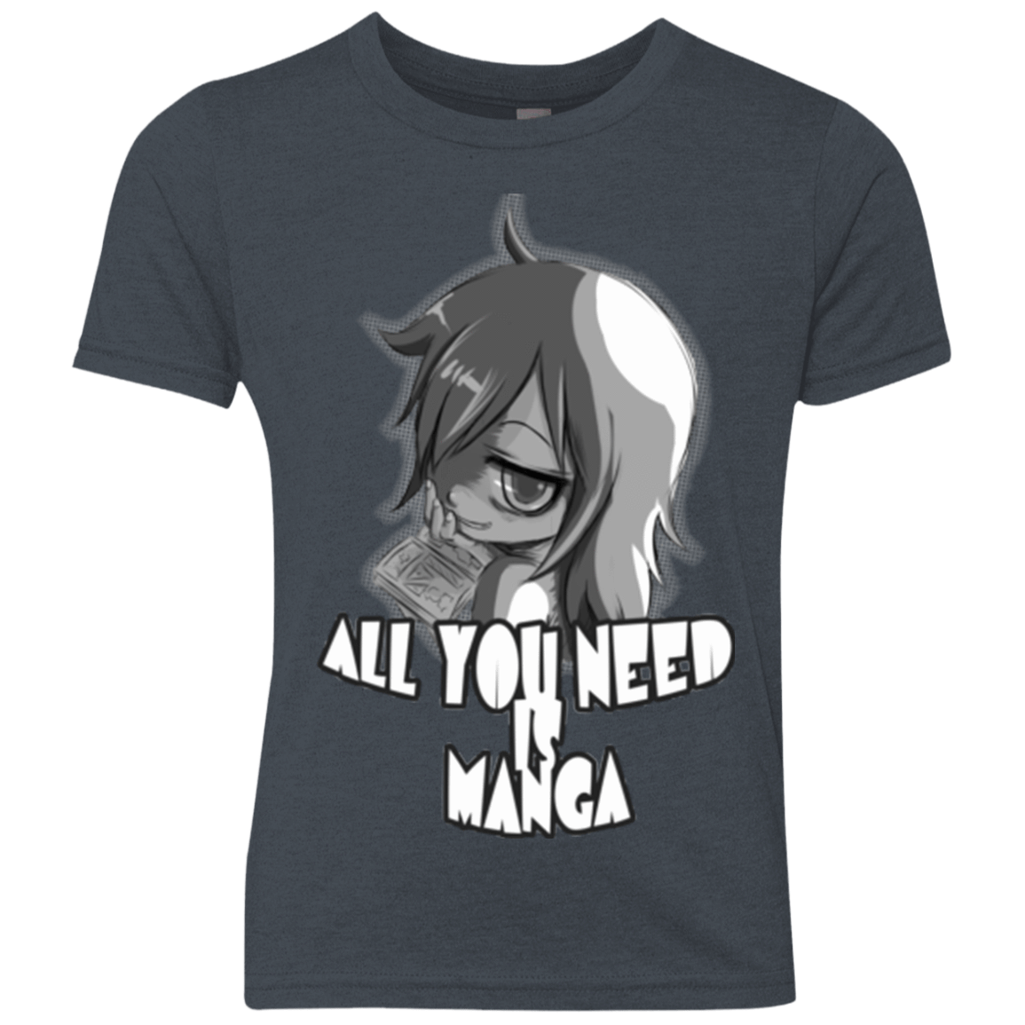 T-Shirts Vintage Navy / YXS All You Need is Manga Youth Triblend T-Shirt
