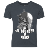 T-Shirts Vintage Navy / YXS All You Need is Manga Youth Triblend T-Shirt
