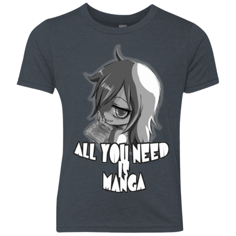 T-Shirts Vintage Navy / YXS All You Need is Manga Youth Triblend T-Shirt