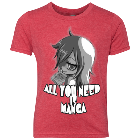 T-Shirts Vintage Red / YXS All You Need is Manga Youth Triblend T-Shirt