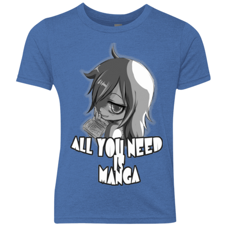 T-Shirts Vintage Royal / YXS All You Need is Manga Youth Triblend T-Shirt