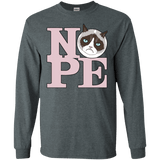 T-Shirts Dark Heather / S All You Need is NOPE Men's Long Sleeve T-Shirt