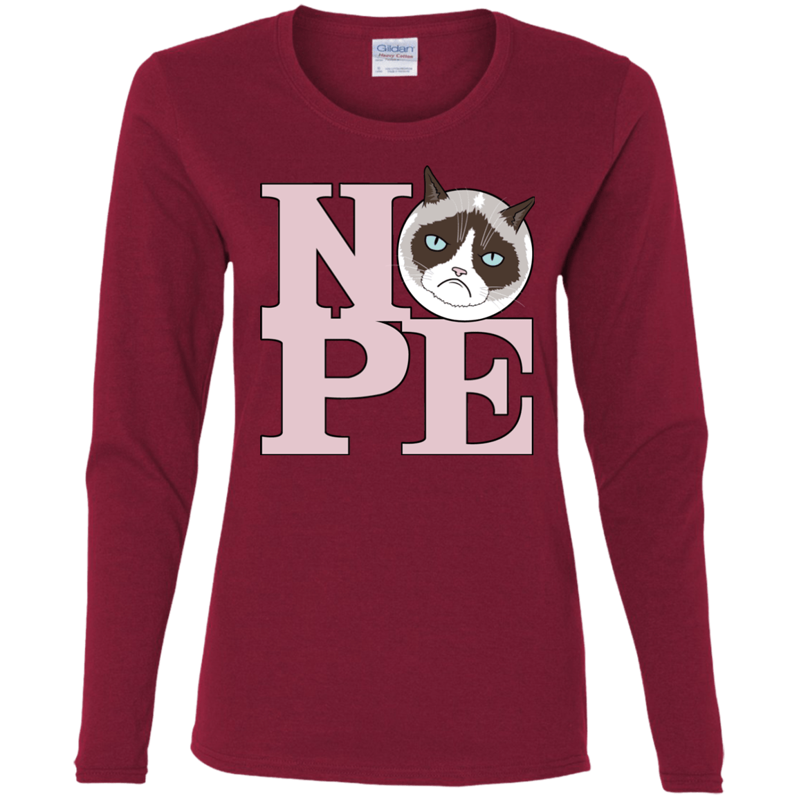 T-Shirts Cardinal / S All You Need is NOPE Women's Long Sleeve T-Shirt