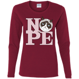 T-Shirts Cardinal / S All You Need is NOPE Women's Long Sleeve T-Shirt