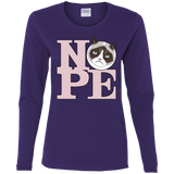 T-Shirts Purple / S All You Need is NOPE Women's Long Sleeve T-Shirt