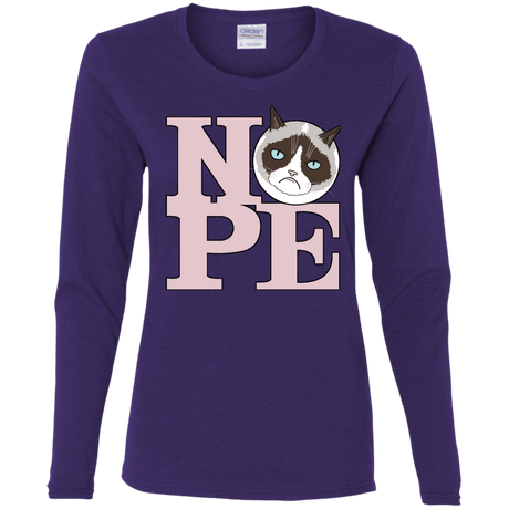 T-Shirts Purple / S All You Need is NOPE Women's Long Sleeve T-Shirt