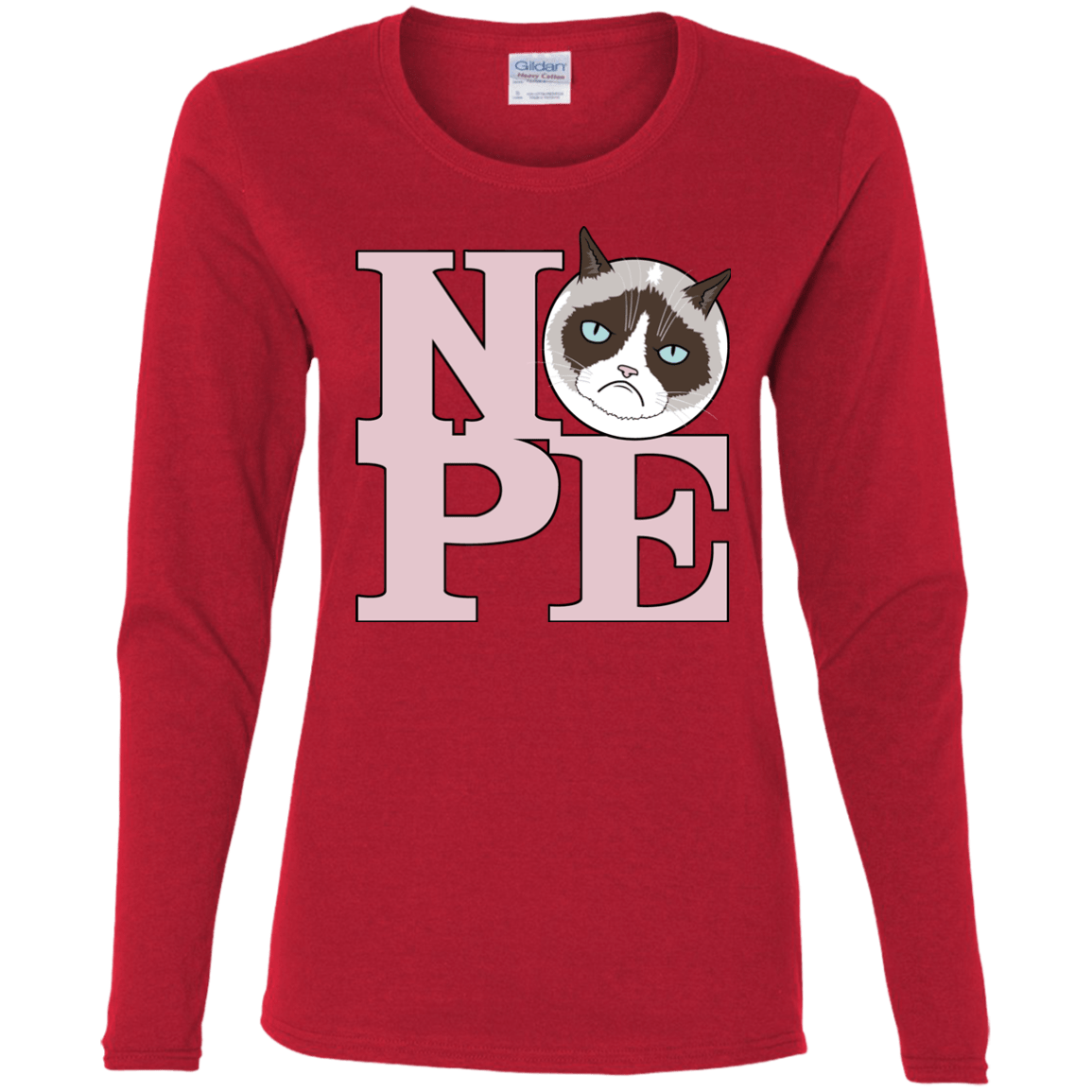 T-Shirts Red / S All You Need is NOPE Women's Long Sleeve T-Shirt