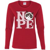 T-Shirts Red / S All You Need is NOPE Women's Long Sleeve T-Shirt