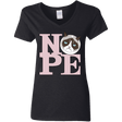 T-Shirts Black / S All You Need is NOPE Women's V-Neck T-Shirt