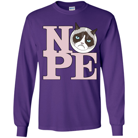 T-Shirts Purple / YS All You Need is NOPE Youth Long Sleeve T-Shirt