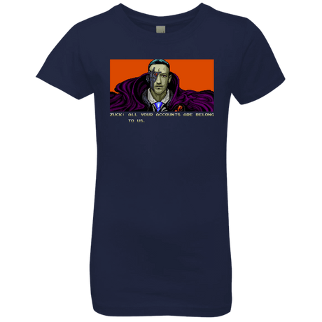 T-Shirts Midnight Navy / YXS All Your Accounts Girls Premium T-Shirt