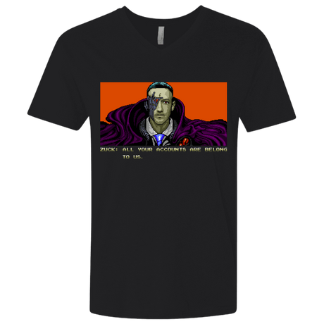 T-Shirts Black / X-Small All Your Accounts Men's Premium V-Neck