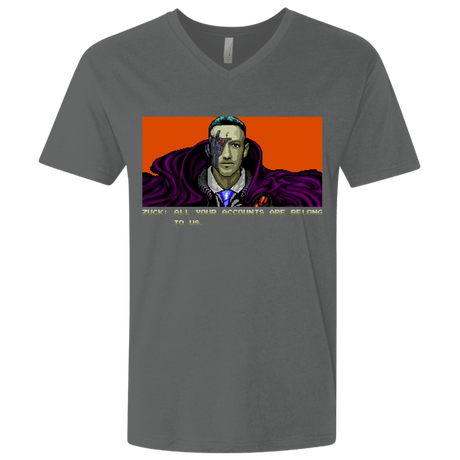 T-Shirts Heavy Metal / X-Small All Your Accounts Men's Premium V-Neck