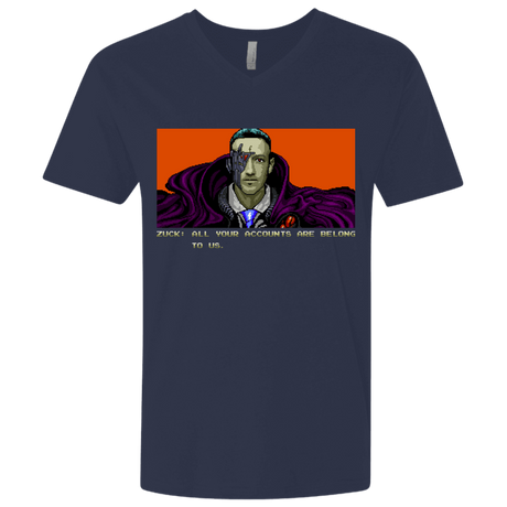 T-Shirts Midnight Navy / X-Small All Your Accounts Men's Premium V-Neck