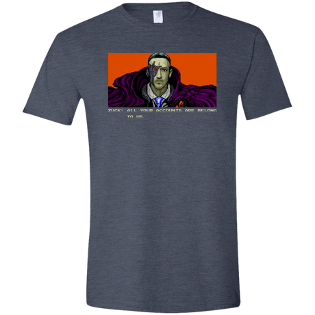 T-Shirts Heather Navy / S All Your Accounts Men's Semi-Fitted Softstyle