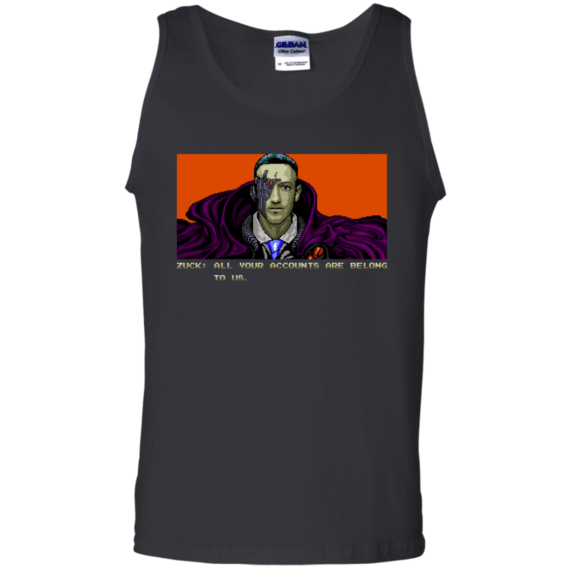 T-Shirts Black / S All Your Accounts Men's Tank Top