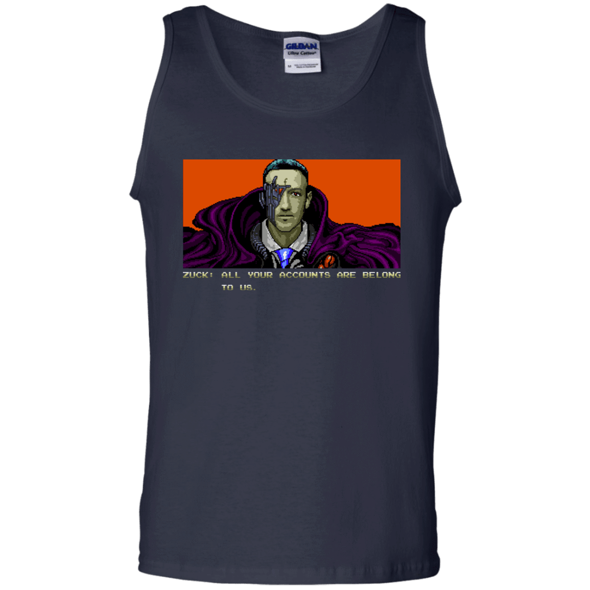 T-Shirts Navy / S All Your Accounts Men's Tank Top