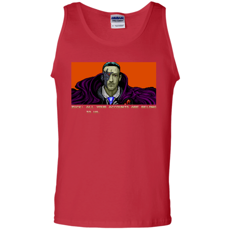 T-Shirts Red / S All Your Accounts Men's Tank Top