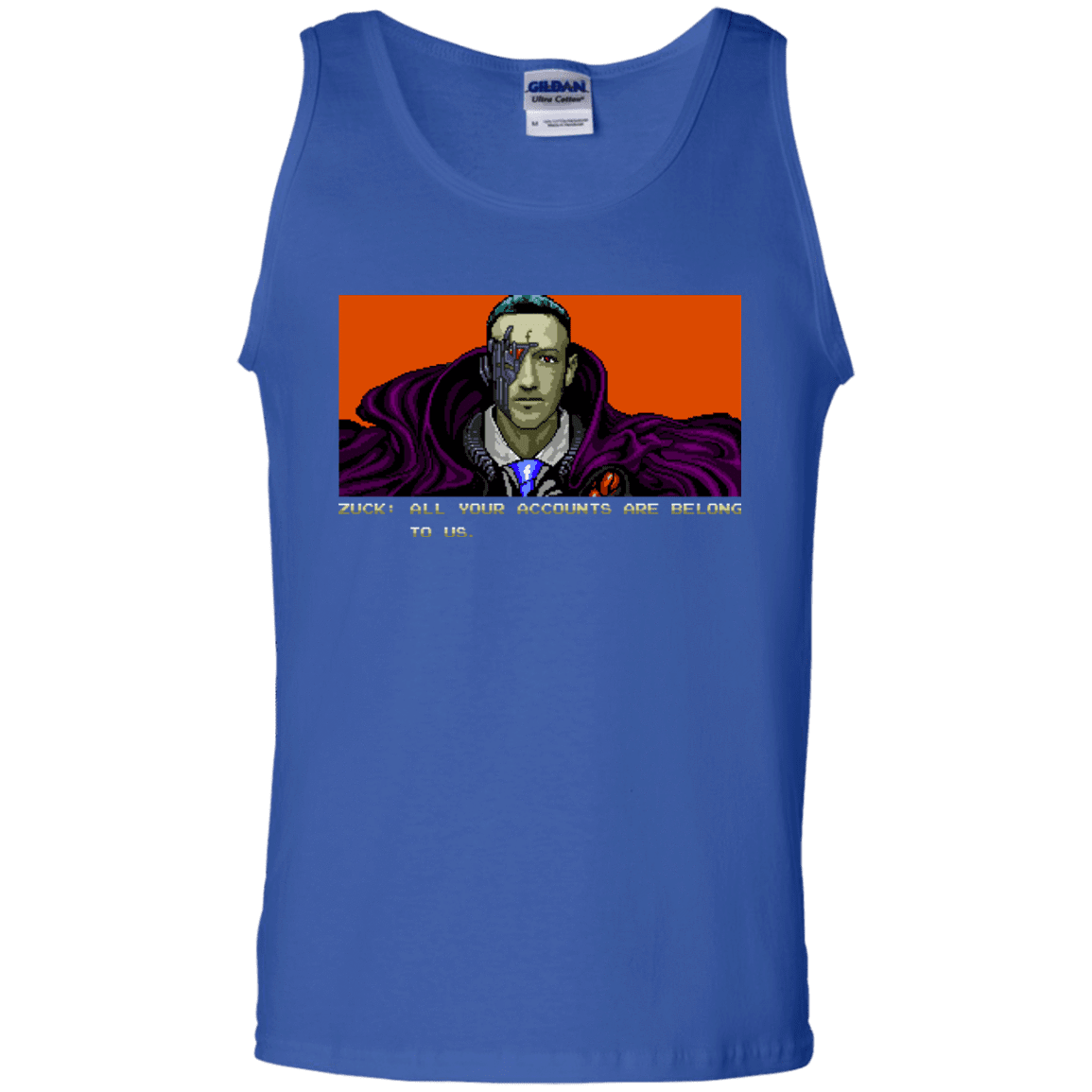 T-Shirts Royal / S All Your Accounts Men's Tank Top