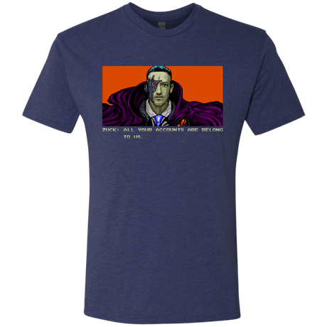 T-Shirts Vintage Navy / S All Your Accounts Men's Triblend T-Shirt