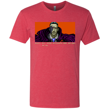 T-Shirts Vintage Red / S All Your Accounts Men's Triblend T-Shirt