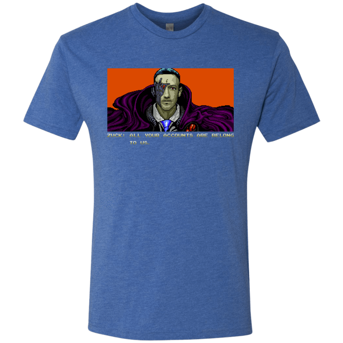 T-Shirts Vintage Royal / S All Your Accounts Men's Triblend T-Shirt