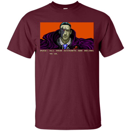 T-Shirts Maroon / S All Your Accounts T-Shirt