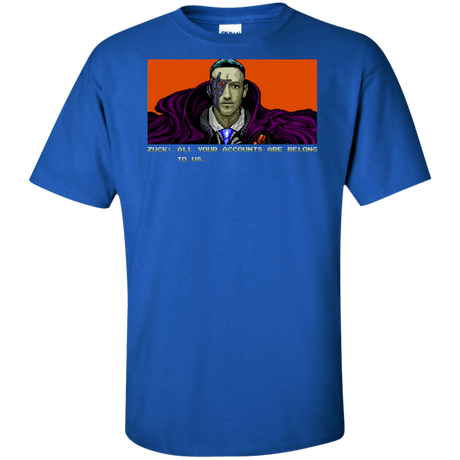 T-Shirts Royal / XLT All Your Accounts Tall T-Shirt