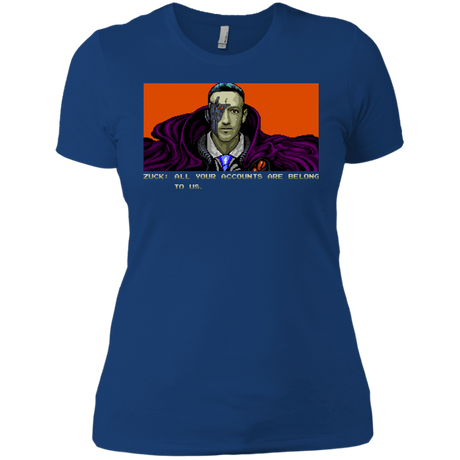 T-Shirts Royal / X-Small All Your Accounts Women's Premium T-Shirt