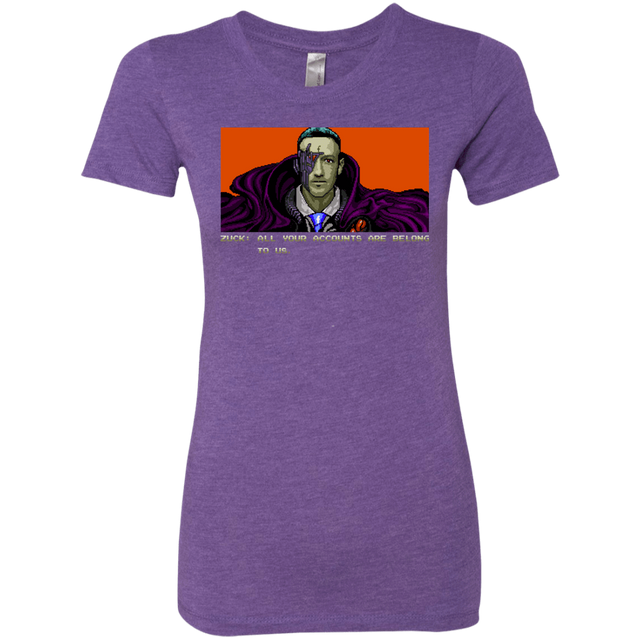 T-Shirts Purple Rush / S All Your Accounts Women's Triblend T-Shirt