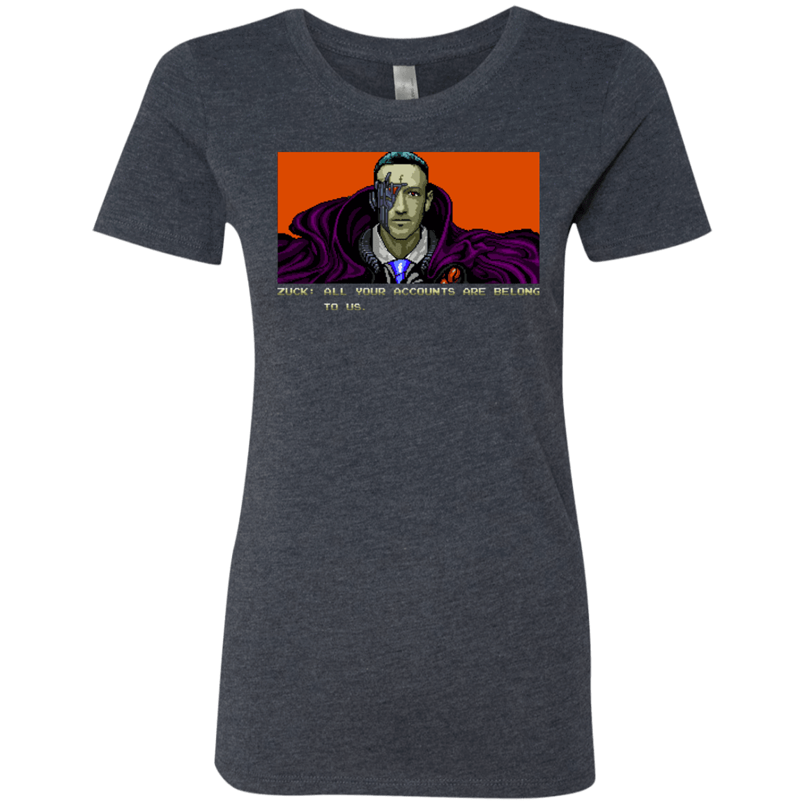 T-Shirts Vintage Navy / S All Your Accounts Women's Triblend T-Shirt