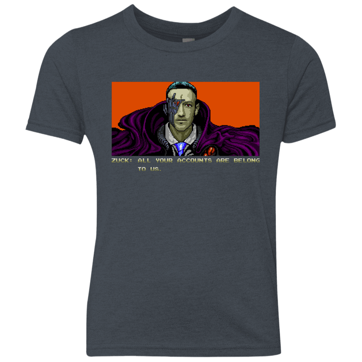 T-Shirts Vintage Navy / YXS All Your Accounts Youth Triblend T-Shirt