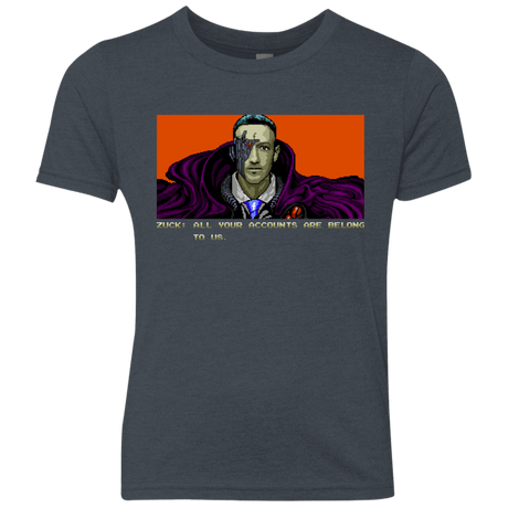 T-Shirts Vintage Navy / YXS All Your Accounts Youth Triblend T-Shirt