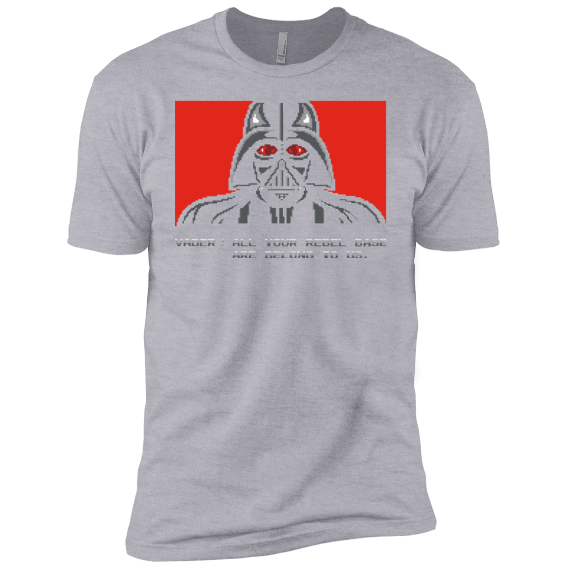 T-Shirts Heather Grey / YXS All your rebel base are belongs to us Boys Premium T-Shirt