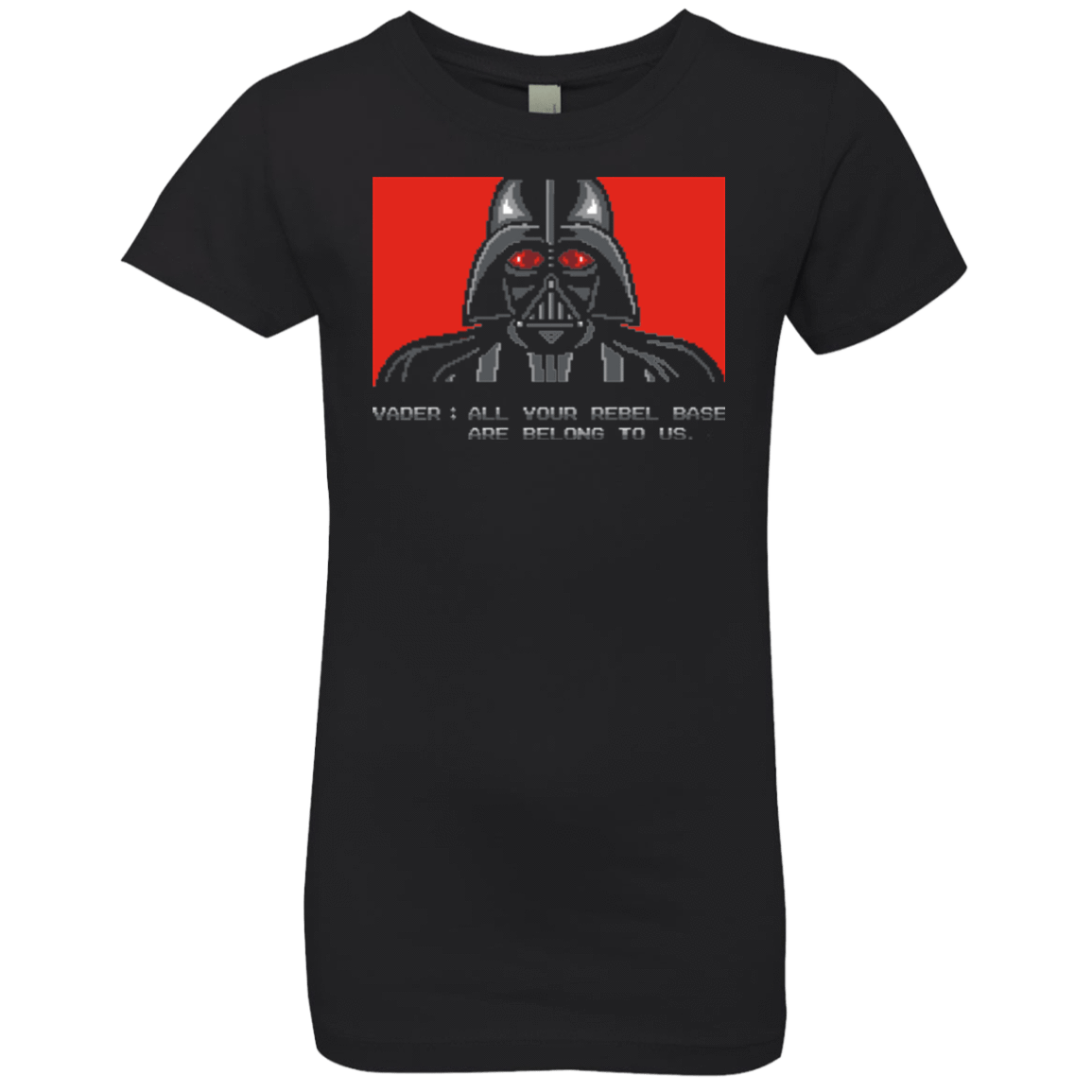 T-Shirts Black / YXS All your rebel base are belongs to us Girls Premium T-Shirt