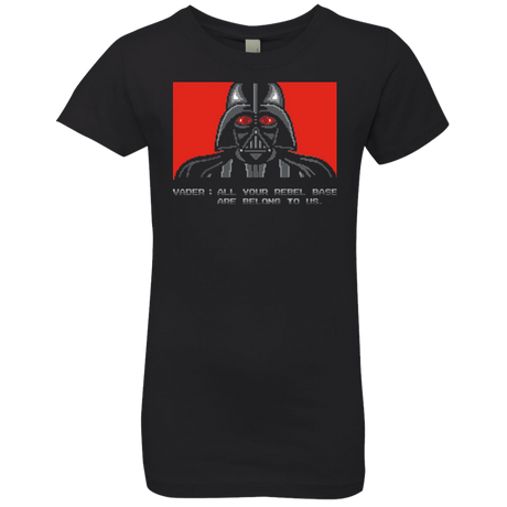 T-Shirts Black / YXS All your rebel base are belongs to us Girls Premium T-Shirt