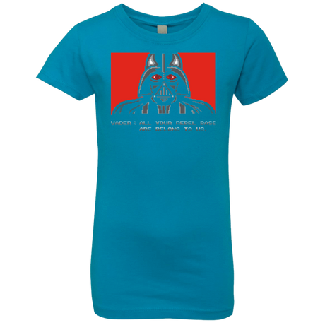 T-Shirts Turquoise / YXS All your rebel base are belongs to us Girls Premium T-Shirt