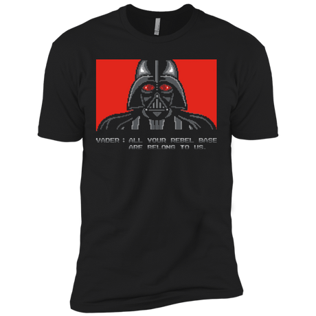 T-Shirts Black / X-Small All your rebel base are belongs to us Men's Premium T-Shirt