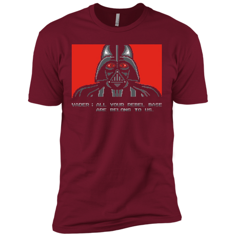 T-Shirts Cardinal / X-Small All your rebel base are belongs to us Men's Premium T-Shirt