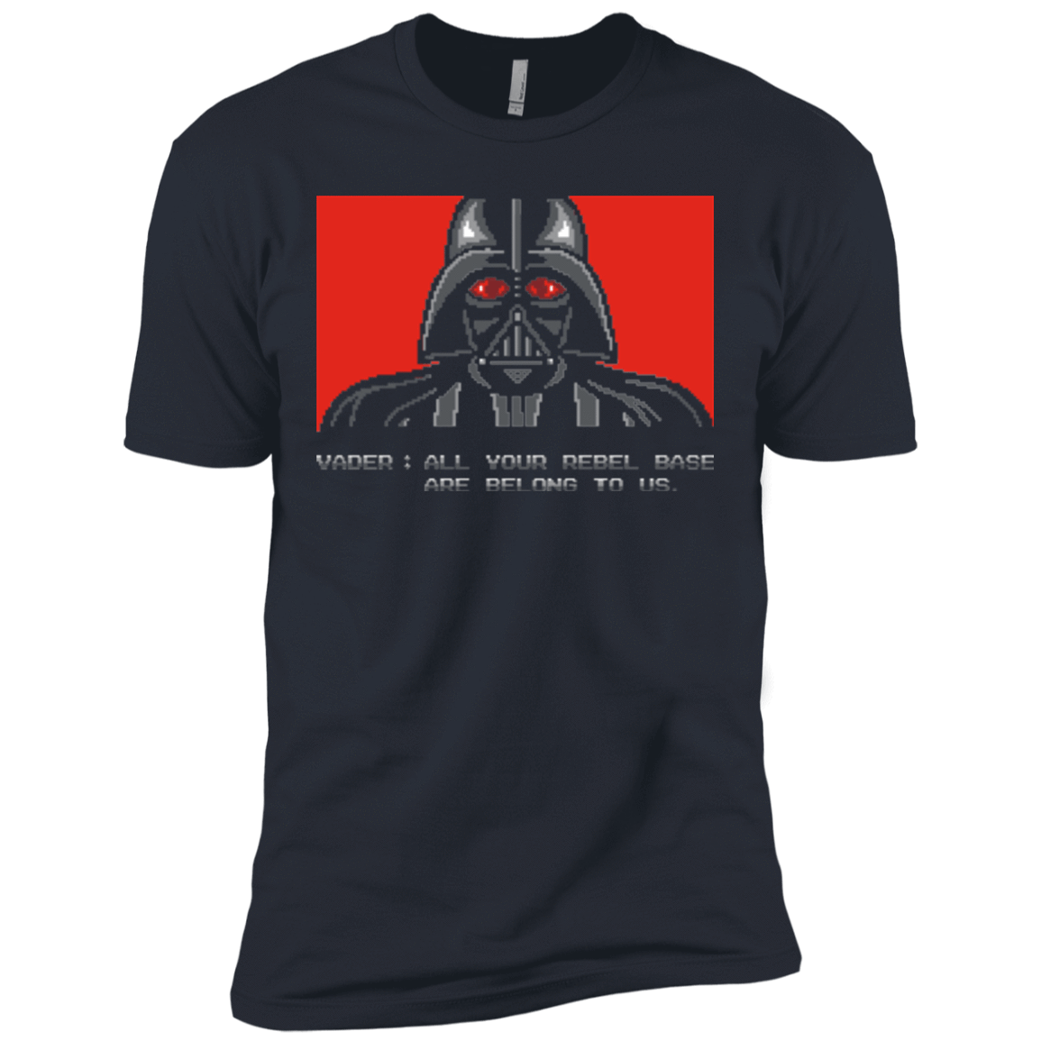 T-Shirts Indigo / X-Small All your rebel base are belongs to us Men's Premium T-Shirt