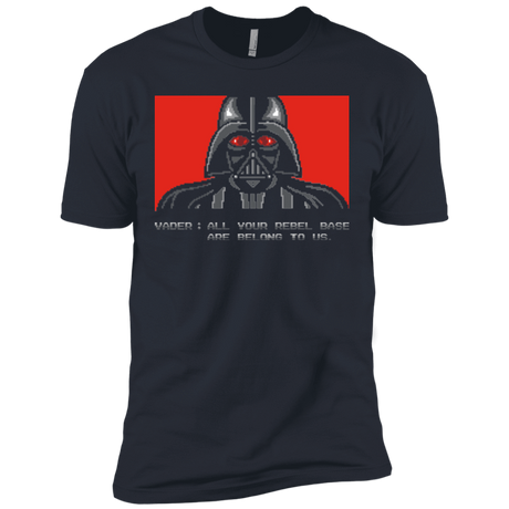 T-Shirts Indigo / X-Small All your rebel base are belongs to us Men's Premium T-Shirt