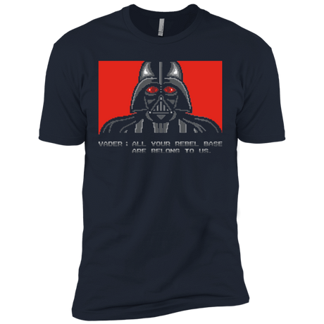 T-Shirts Midnight Navy / X-Small All your rebel base are belongs to us Men's Premium T-Shirt