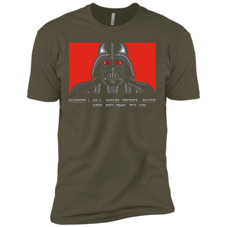 T-Shirts Military Green / X-Small All your rebel base are belongs to us Men's Premium T-Shirt