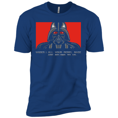 T-Shirts Royal / X-Small All your rebel base are belongs to us Men's Premium T-Shirt