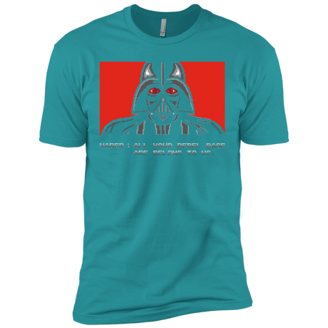 T-Shirts Tahiti Blue / X-Small All your rebel base are belongs to us Men's Premium T-Shirt