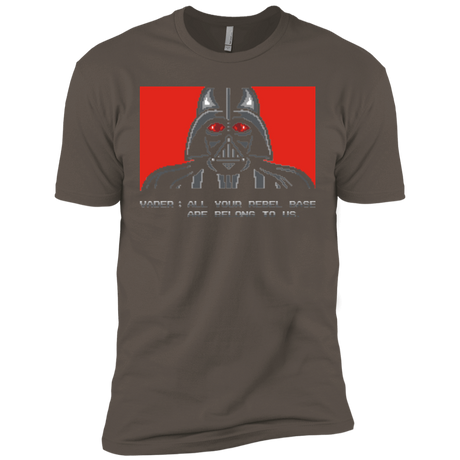 T-Shirts Warm Grey / X-Small All your rebel base are belongs to us Men's Premium T-Shirt