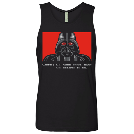 T-Shirts Black / Small All your rebel base are belongs to us Men's Premium Tank Top