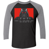 T-Shirts Vintage Black/Premium Heather / X-Small All your rebel base are belongs to us Men's Triblend 3/4 Sleeve